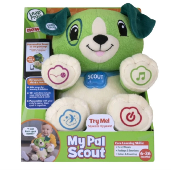 LeapFrog, My Pal Scout, Plush Puppy, Baby Learning Toy NEW in Packaging - Picture 1 of 11